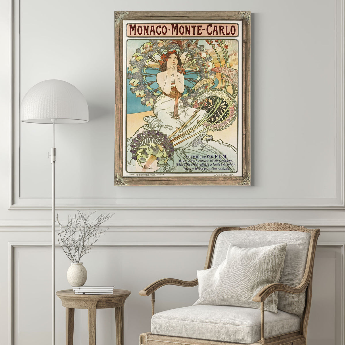 Monaco Monte Carlo 1896 By Alphonse Mucha