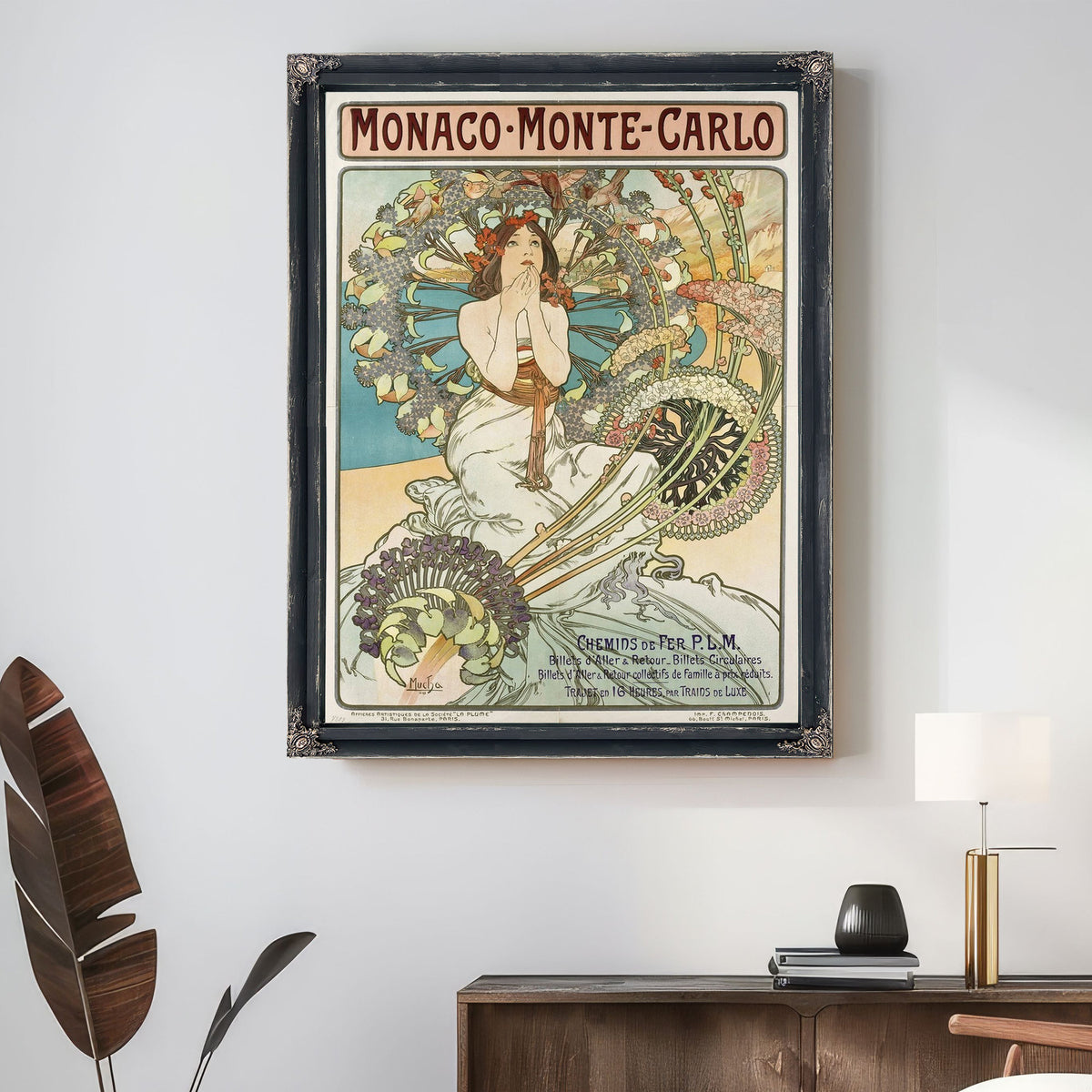 Monaco Monte Carlo 1896 By Alphonse Mucha