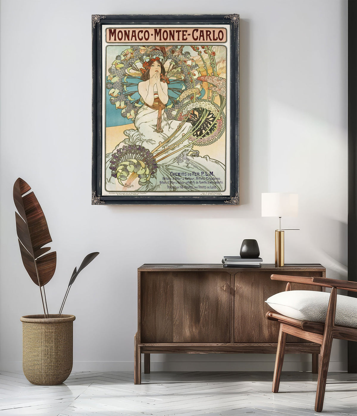 Monaco Monte Carlo 1896 By Alphonse Mucha