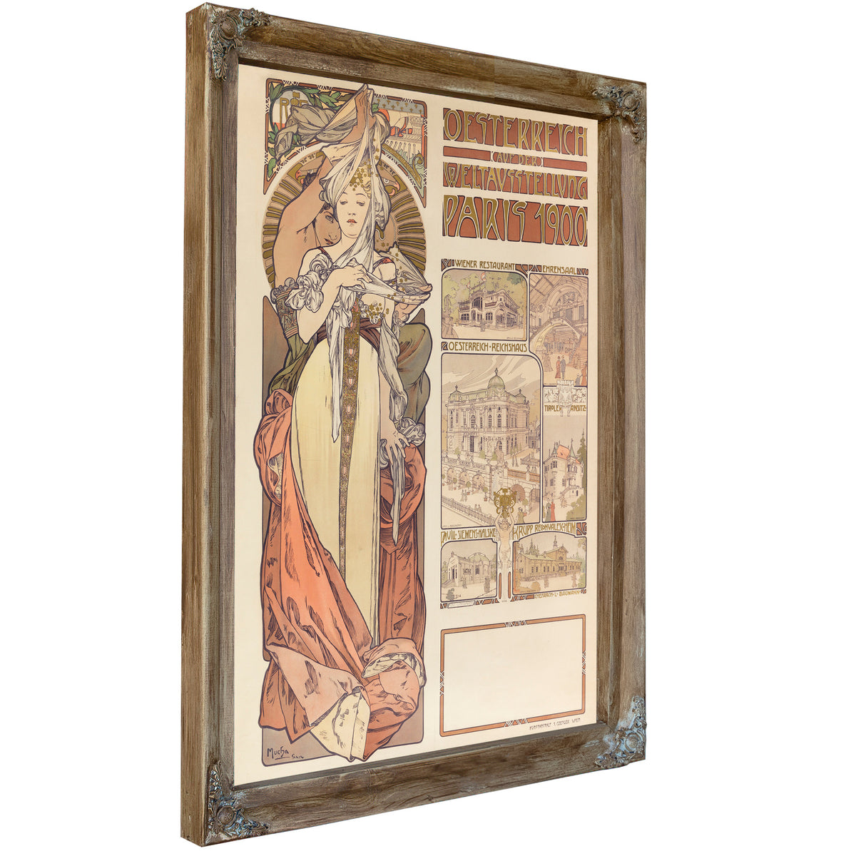 Osterreich Auf der Weltausstellung By Alphonse Mucha