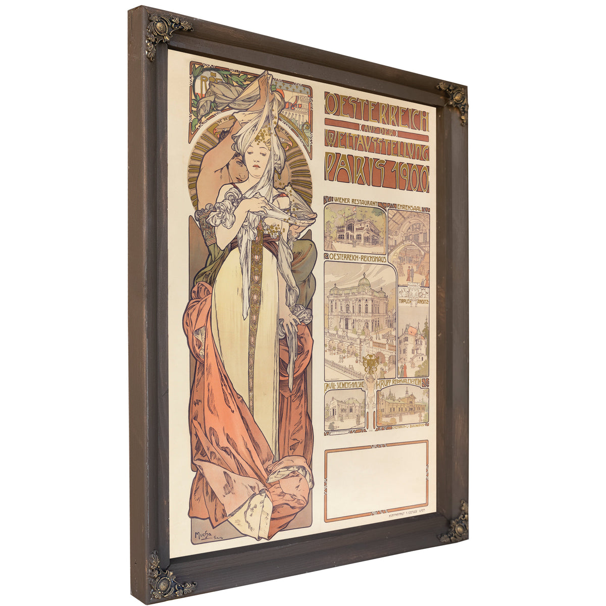 Osterreich Auf der Weltausstellung By Alphonse Mucha