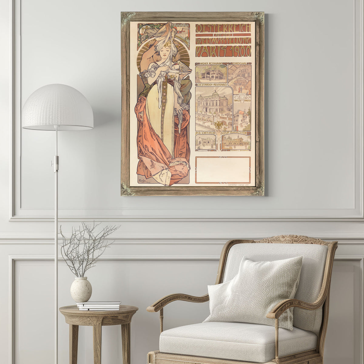 Osterreich Auf der Weltausstellung By Alphonse Mucha