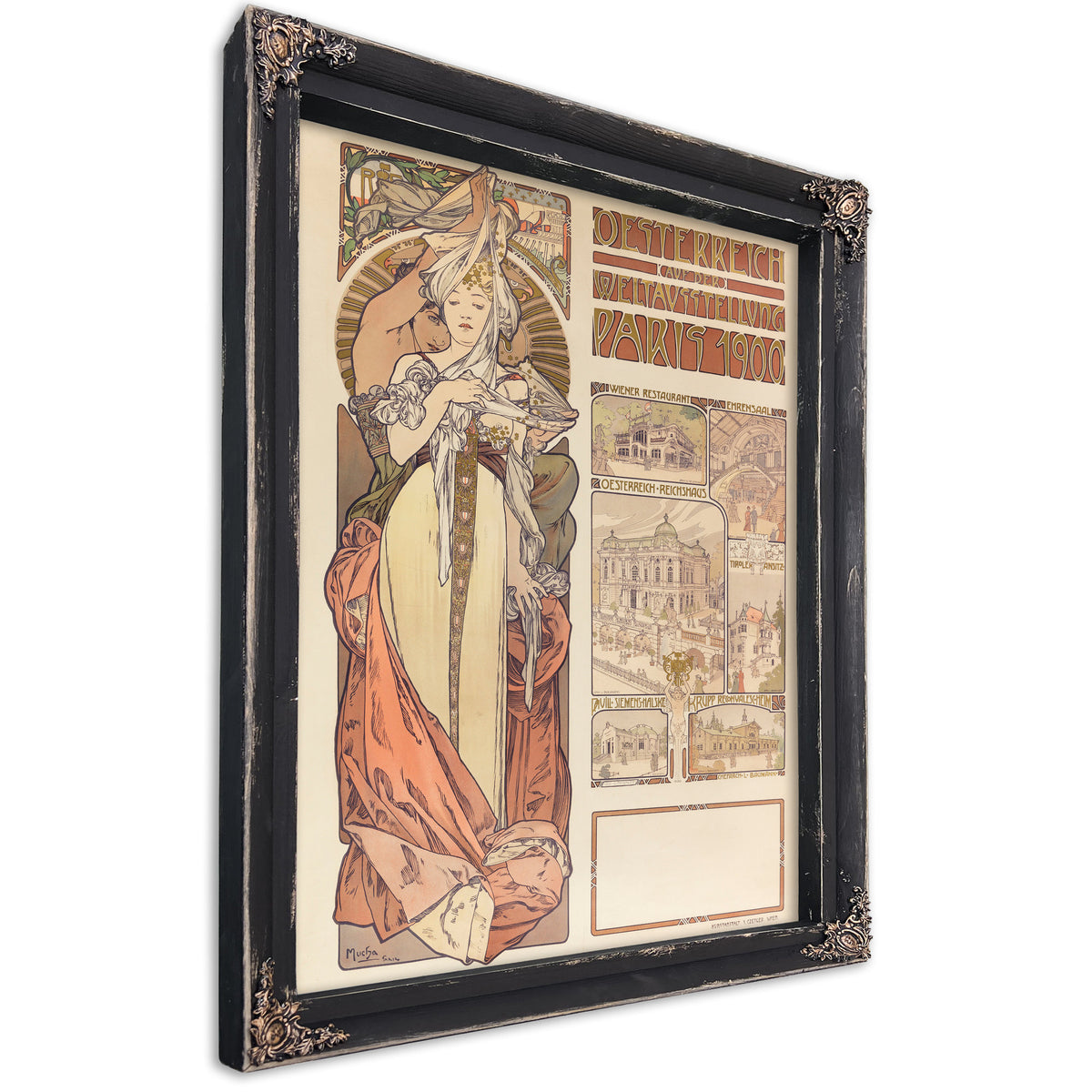 Osterreich Auf der Weltausstellung By Alphonse Mucha