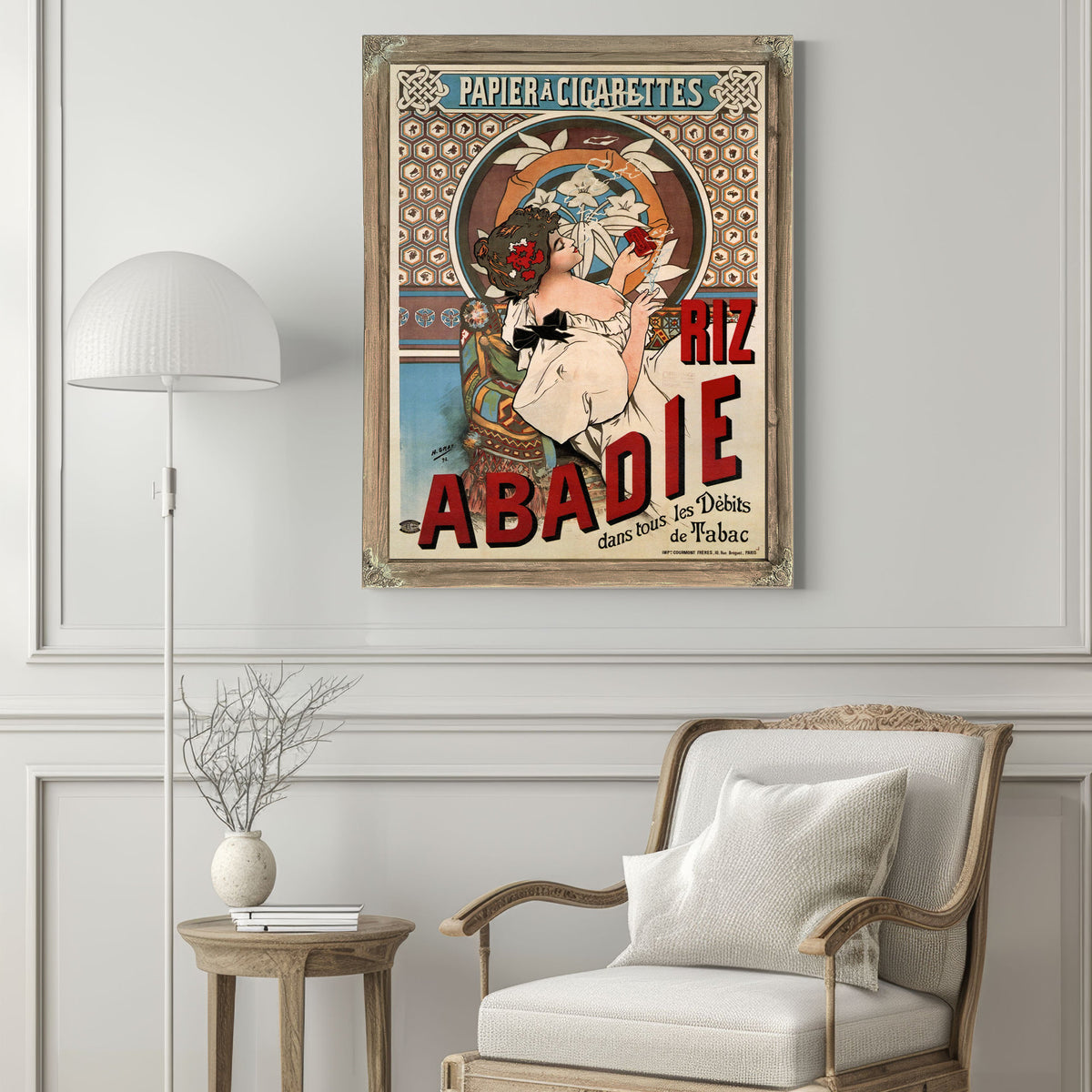 Riz Abadie 1898 By Alphonse Mucha