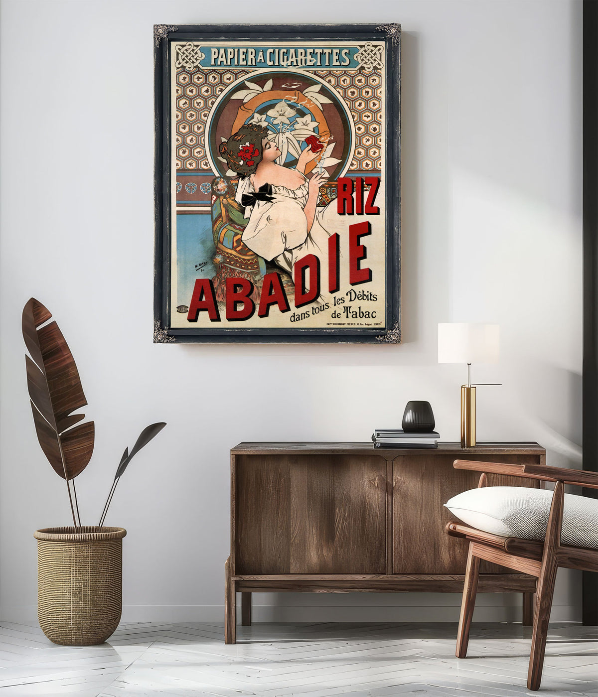 Riz Abadie 1898 By Alphonse Mucha