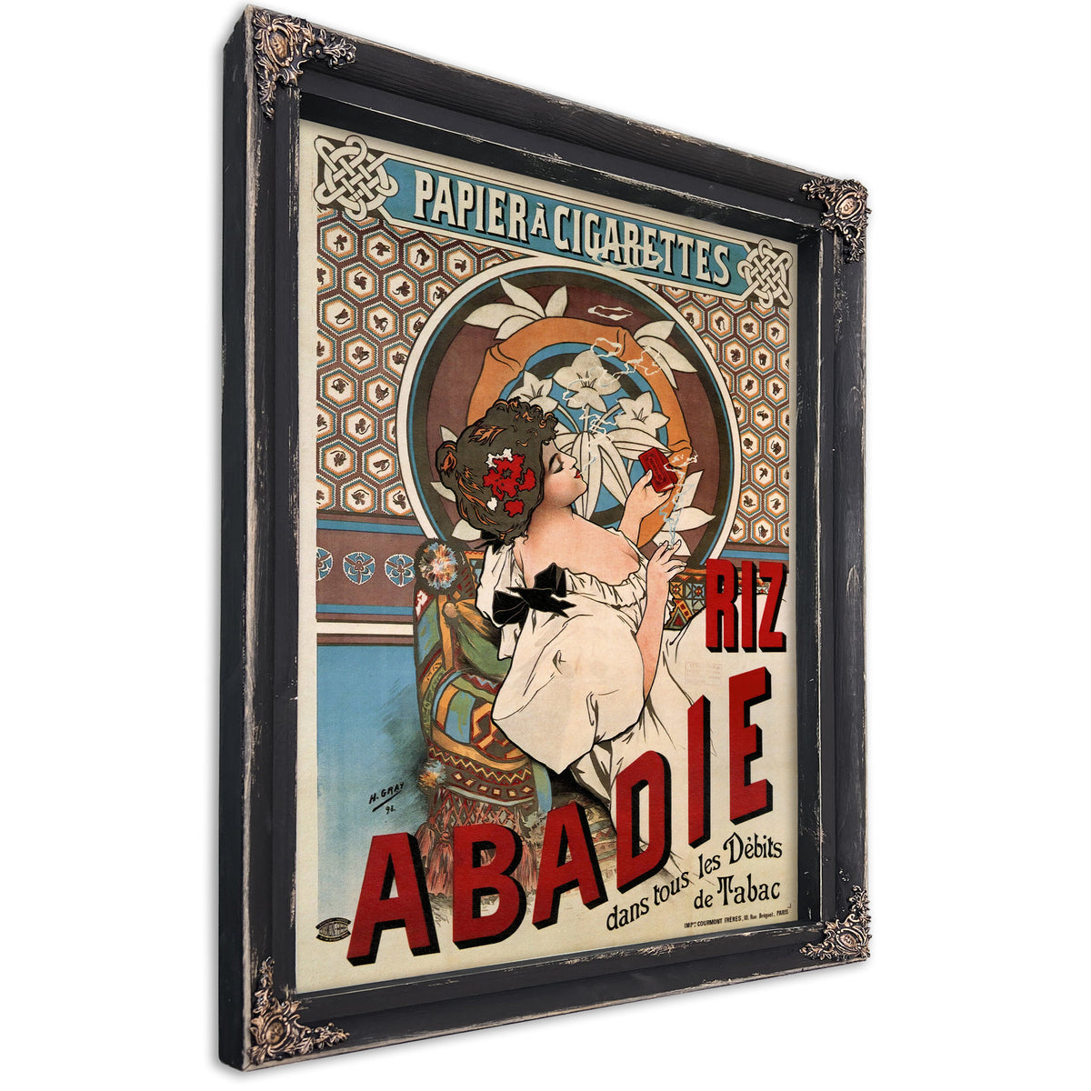 Riz Abadie 1898 By Alphonse Mucha
