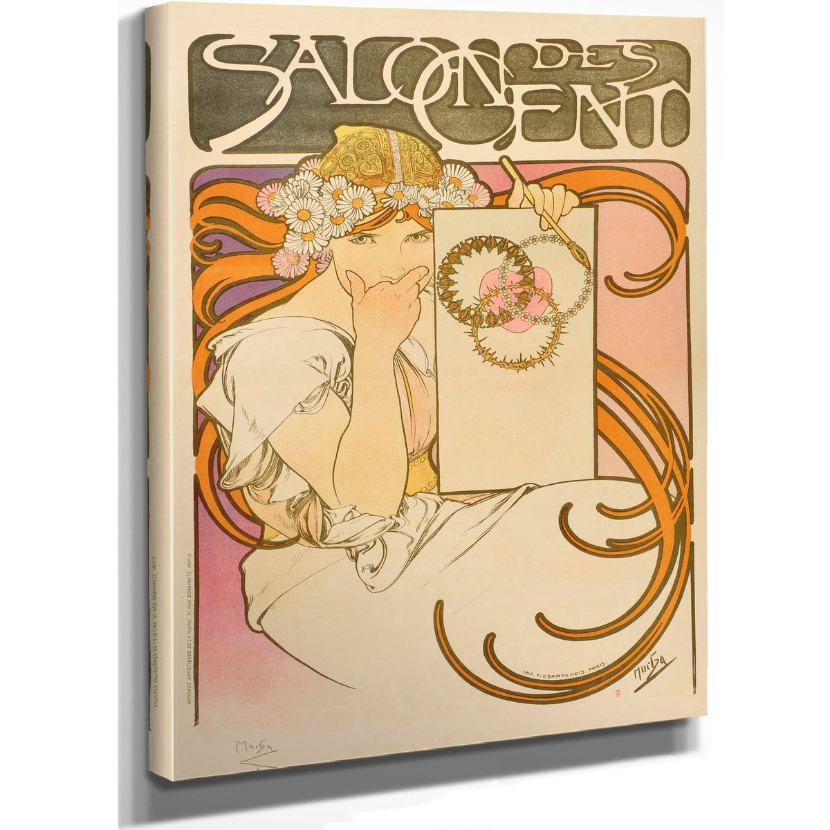 Salon Des Cent June 1897 By Alphonse Mucha