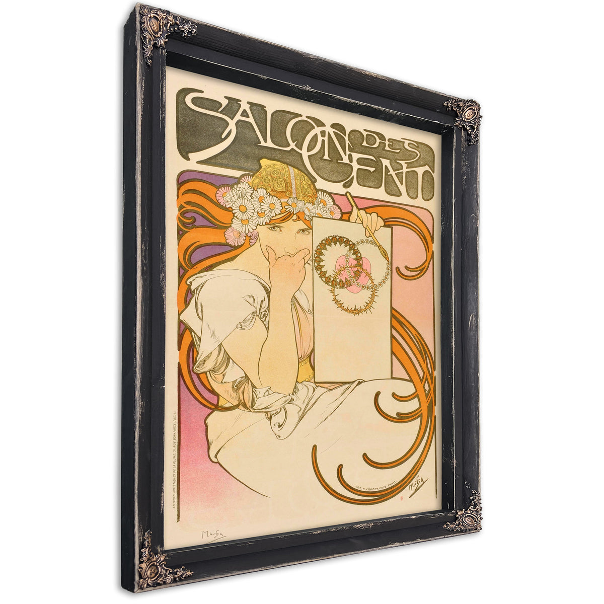Salon Des Cent June 1897 By Alphonse Mucha