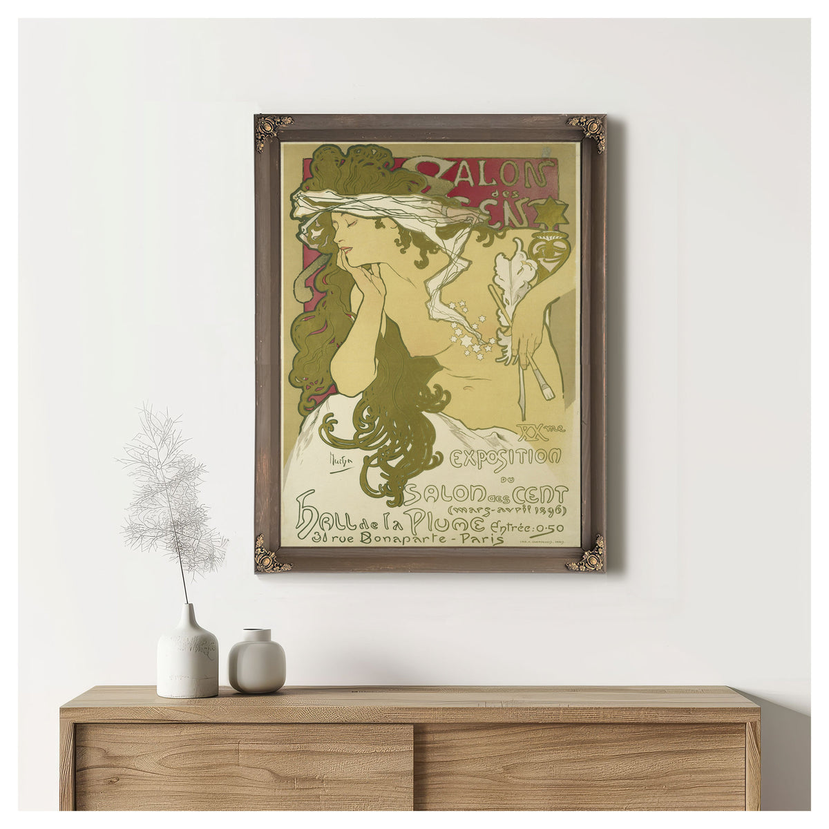 Salon Des Cent Xxme Exposition du By Alphonse Mucha