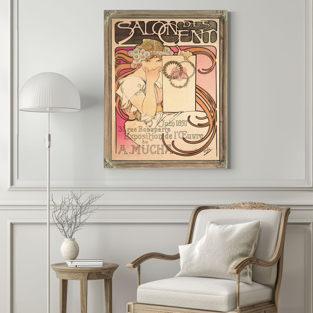 Salon Des Cents Exhibition 1897 By Alphonse Mucha