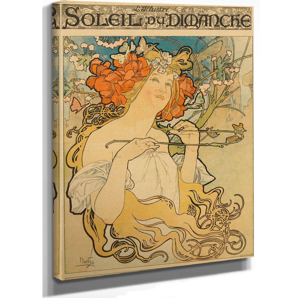 Soleil du Dimanche By Alphonse Mucha