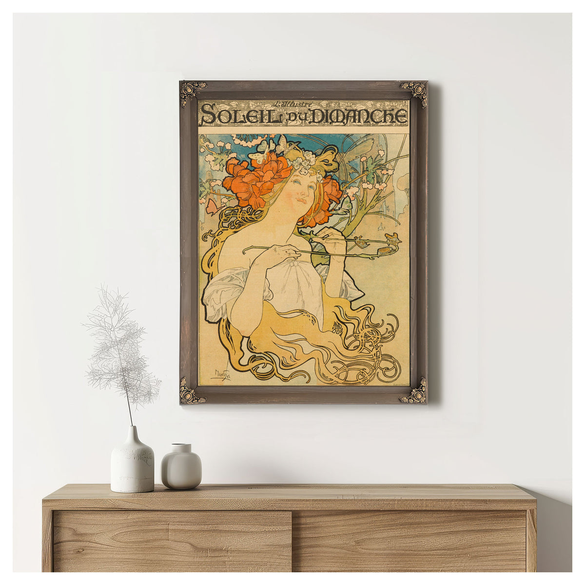 Soleil du Dimanche By Alphonse Mucha