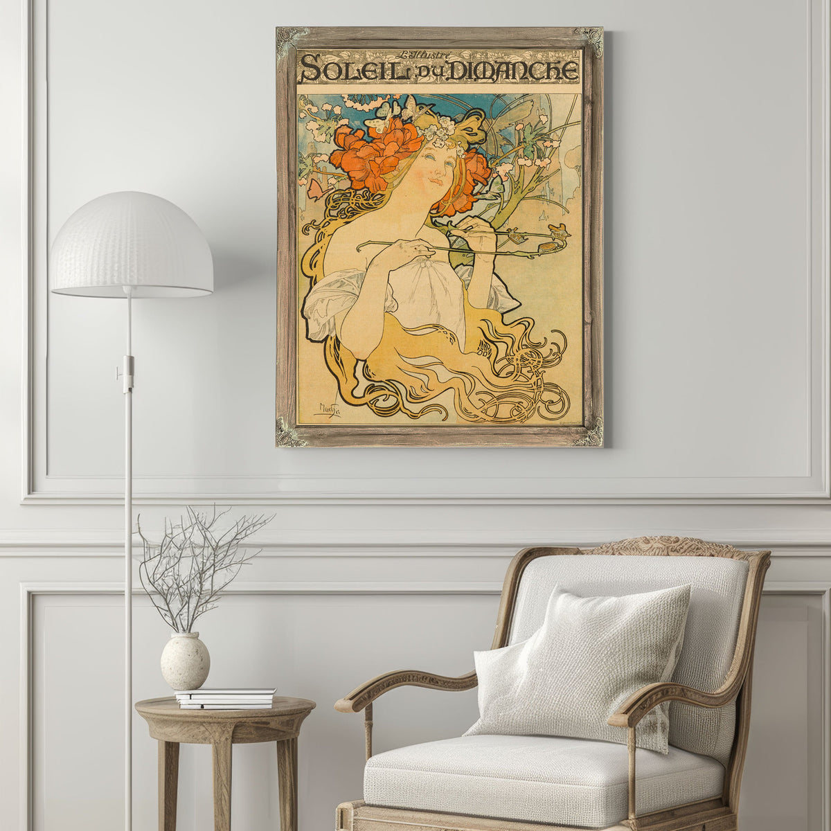 Soleil du Dimanche By Alphonse Mucha