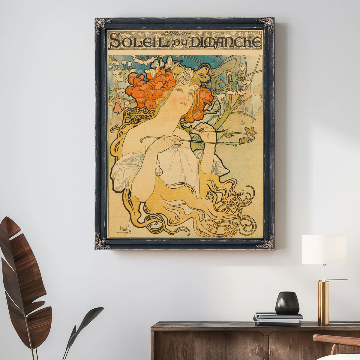 Soleil du Dimanche By Alphonse Mucha