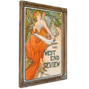 The West End Review Circa 1897 By Alphonse Mucha