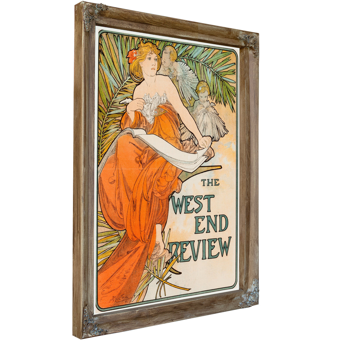 The West End Review Circa 1897 By Alphonse Mucha