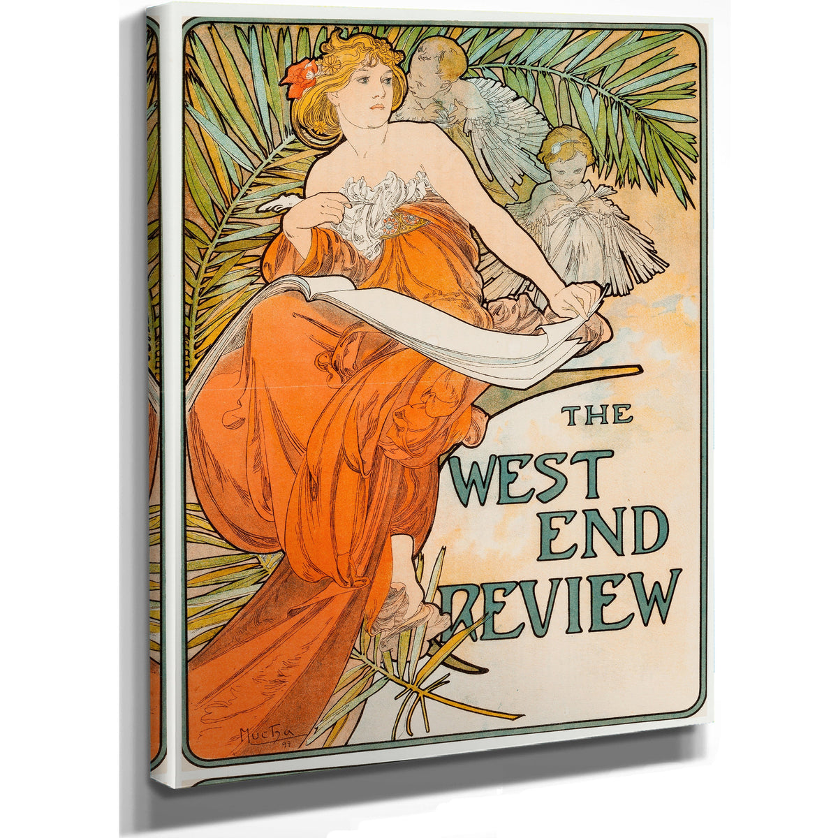 The West End Review Circa 1897 By Alphonse Mucha