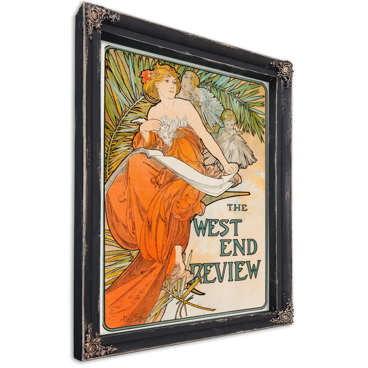 The West End Review Circa 1897 By Alphonse Mucha