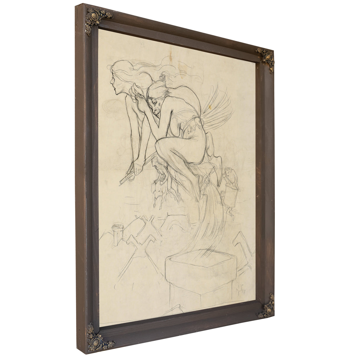 Witches C 1897 By Alphonse Mucha