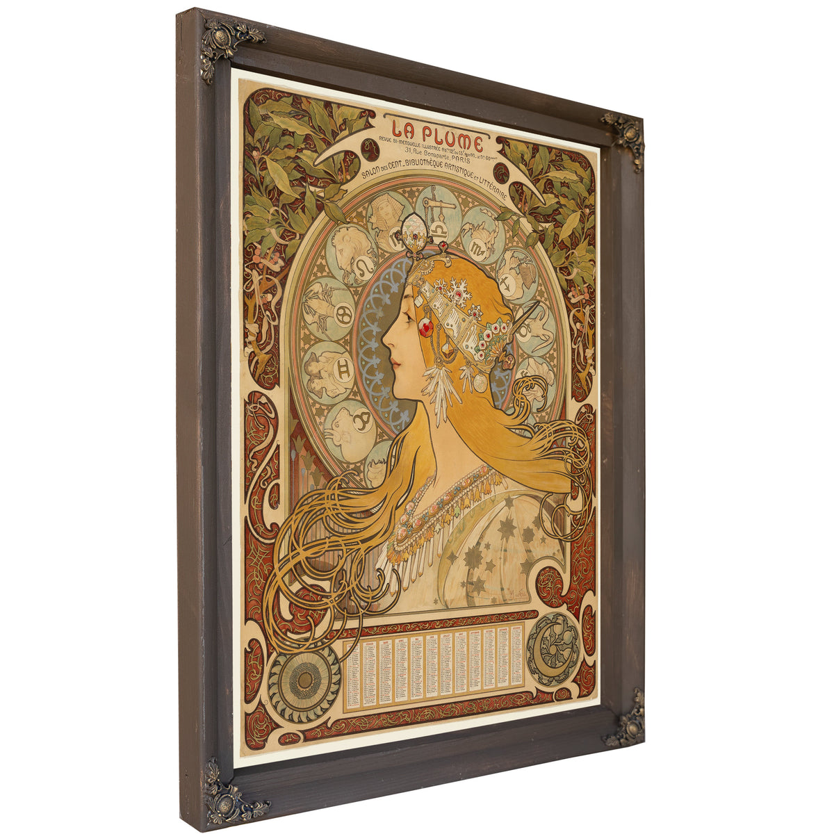 Zodiaque la Plume 18961897 By Alphonse Mucha