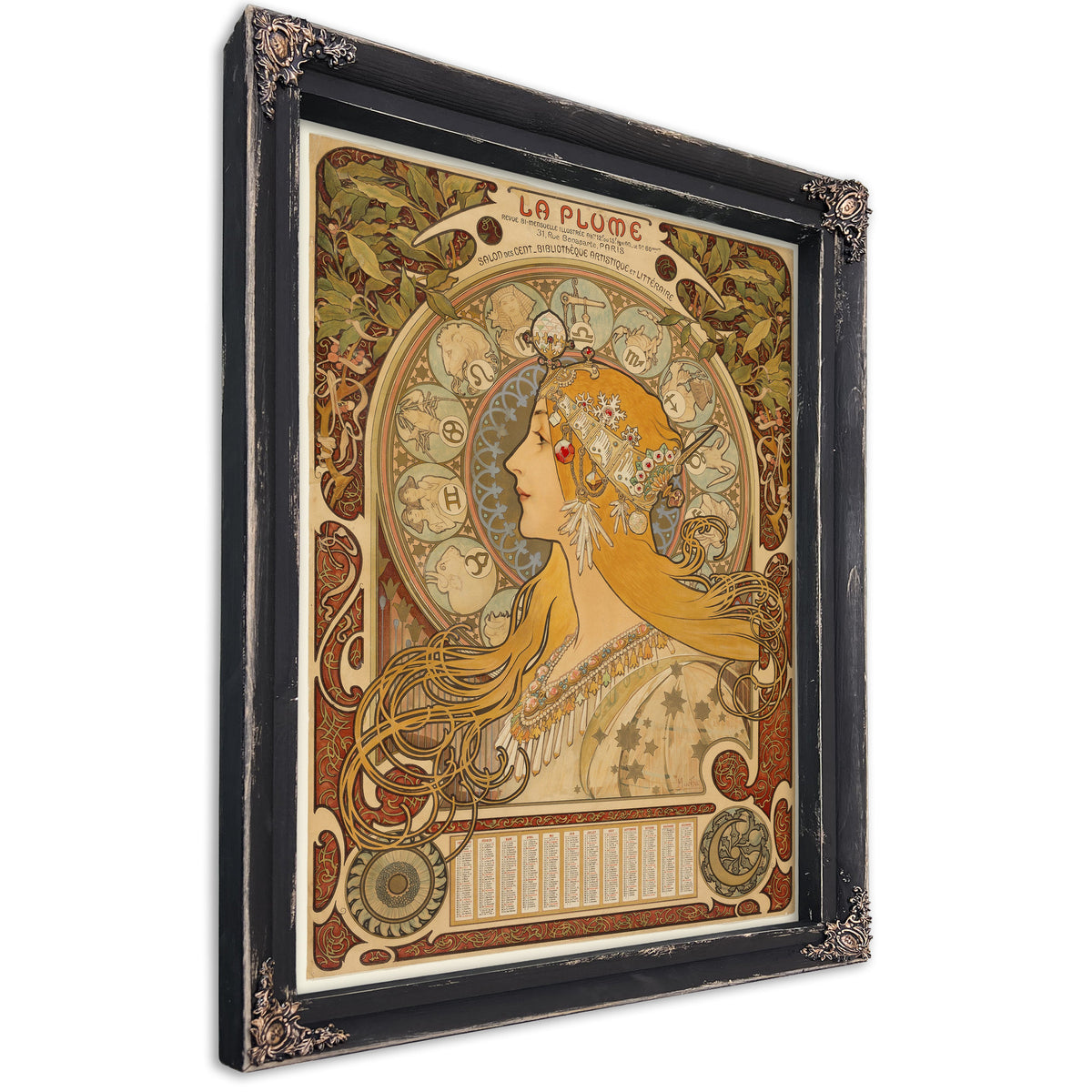 Zodiaque la Plume 18961897 By Alphonse Mucha
