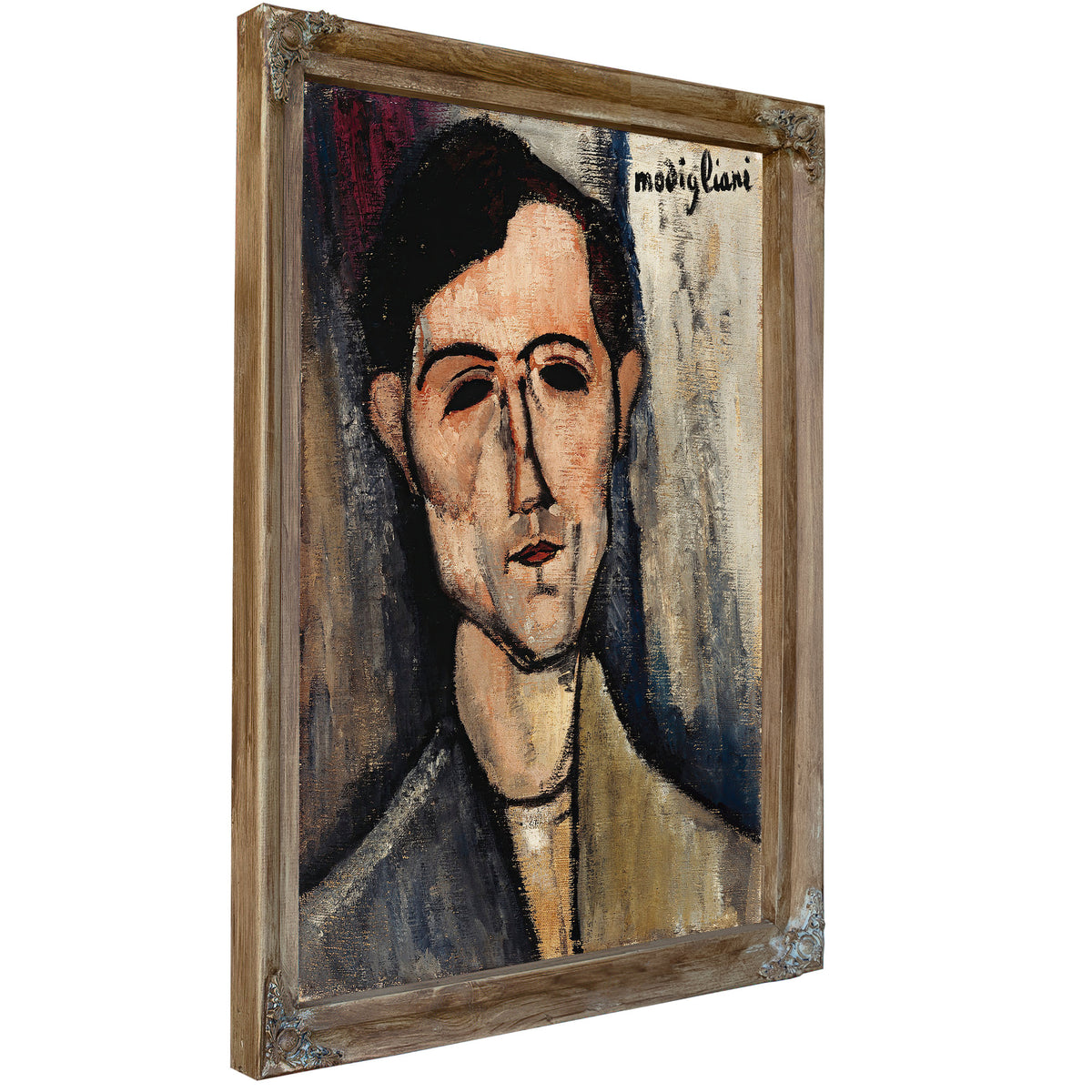 A Man 1916 By Amedeo Modigliani