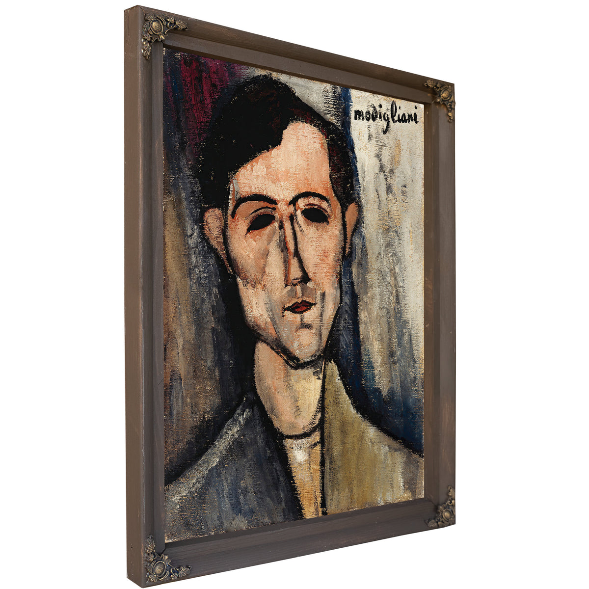 A Man 1916 By Amedeo Modigliani