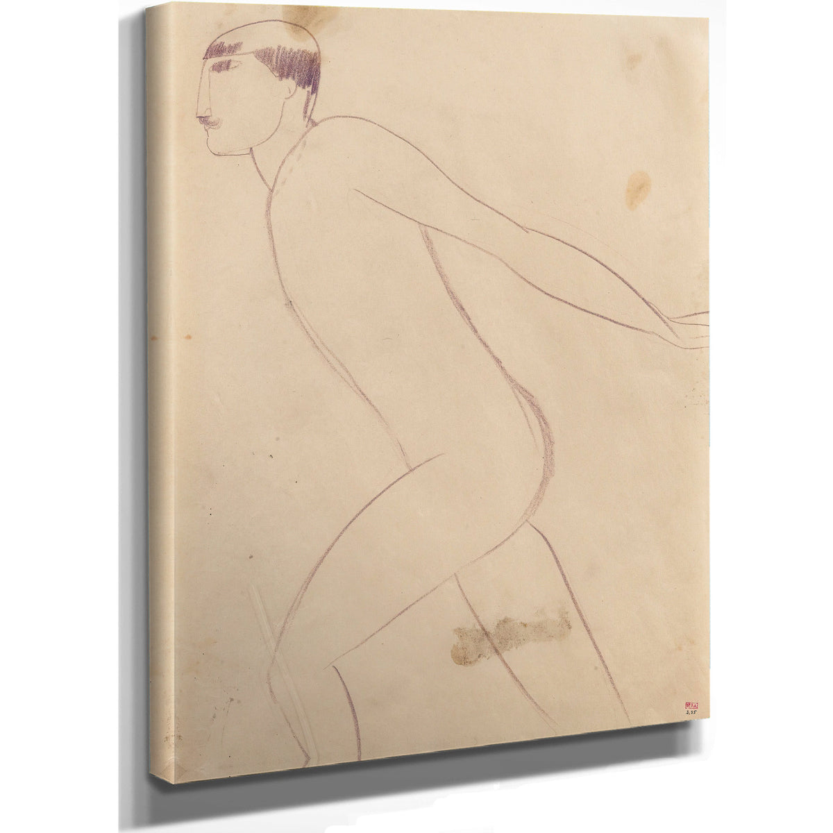 Athlete de Foire Ou de Cirque de By Amedeo Modigliani