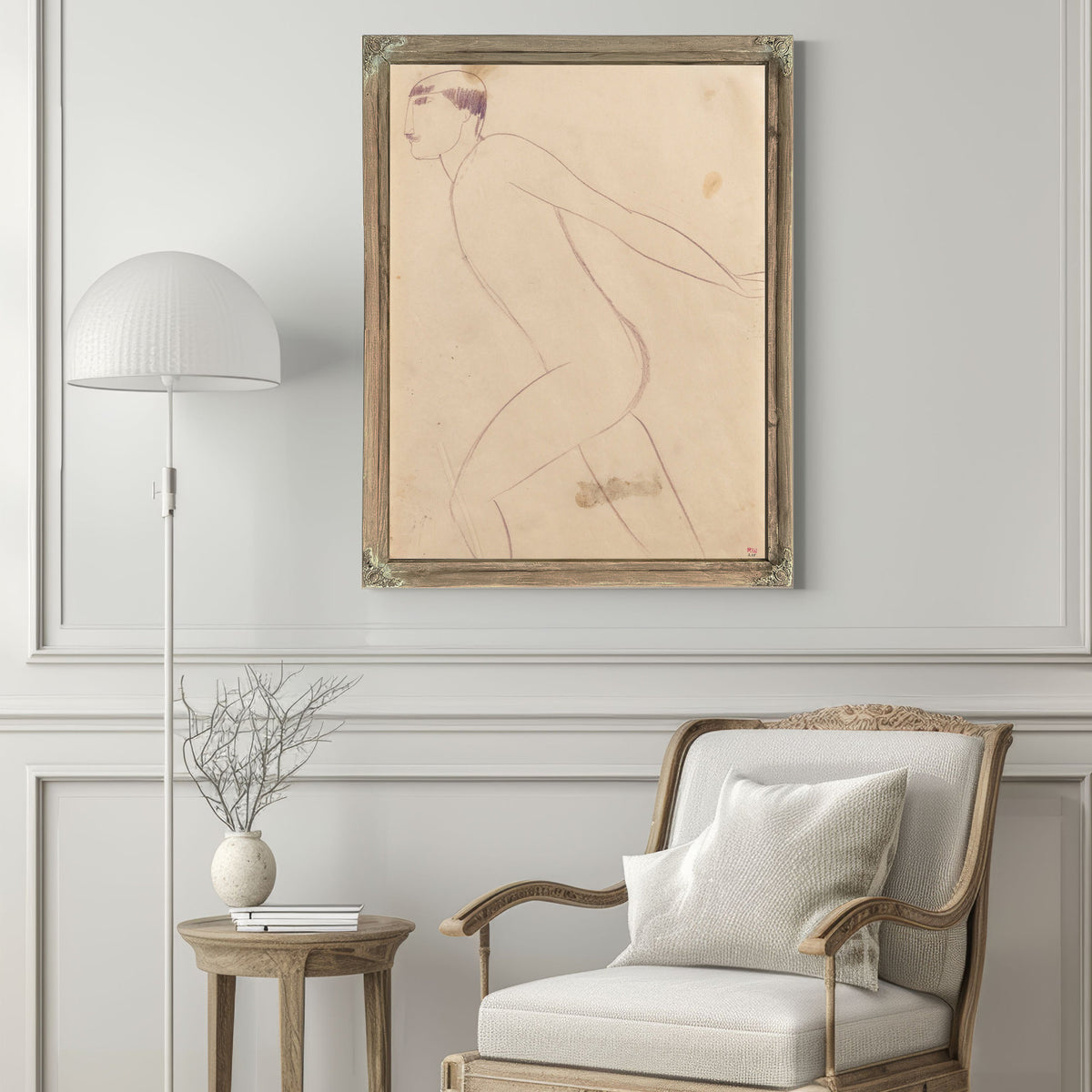 Athlete de Foire Ou de Cirque de By Amedeo Modigliani