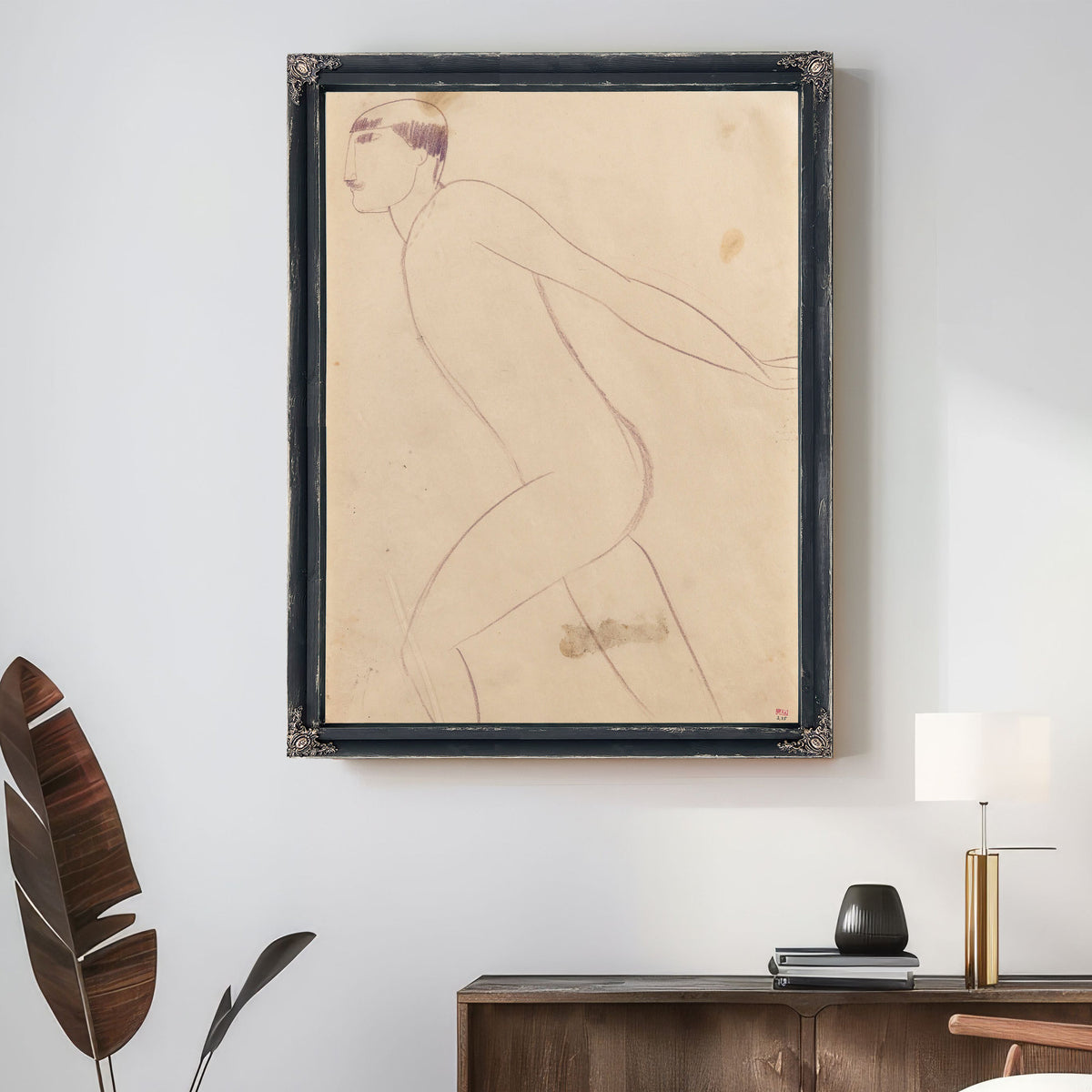 Athlete de Foire Ou de Cirque de By Amedeo Modigliani