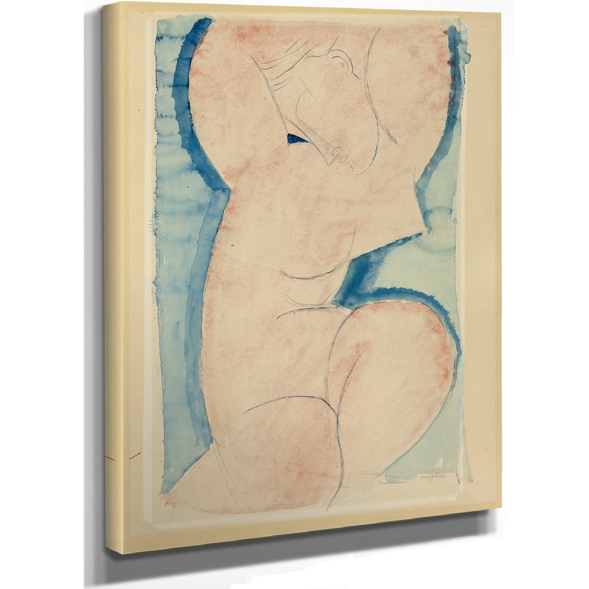 Caryatid C 1913 By Amedeo Modigliani