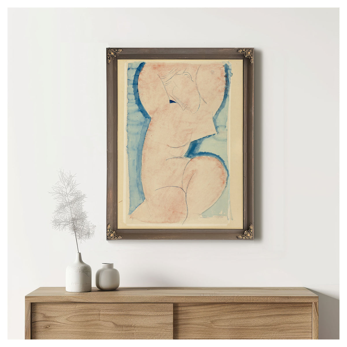 Caryatid C 1913 By Amedeo Modigliani