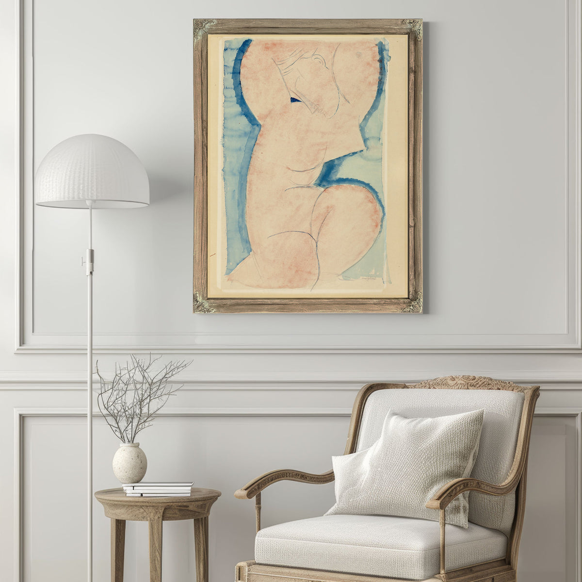 Caryatid C 1913 By Amedeo Modigliani