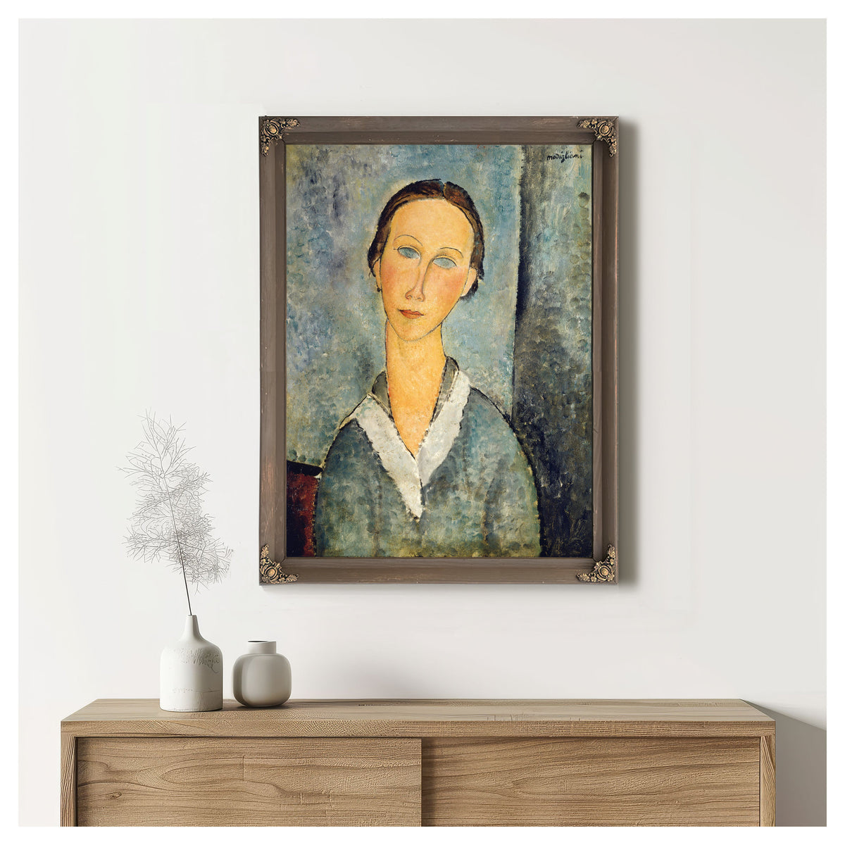 Girl a Sailors Blouse 1918 By Amedeo Modigliani