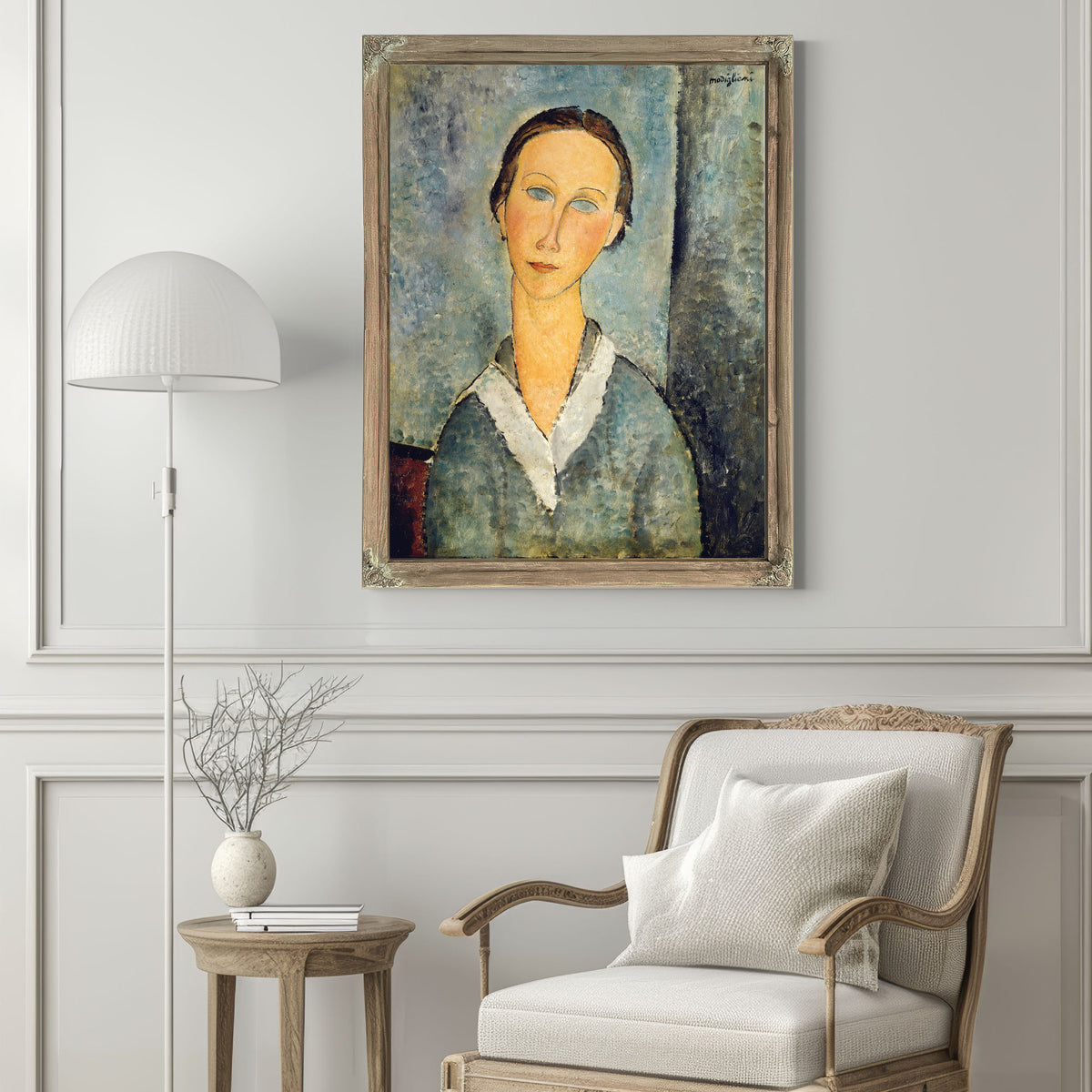 Girl a Sailors Blouse 1918 By Amedeo Modigliani