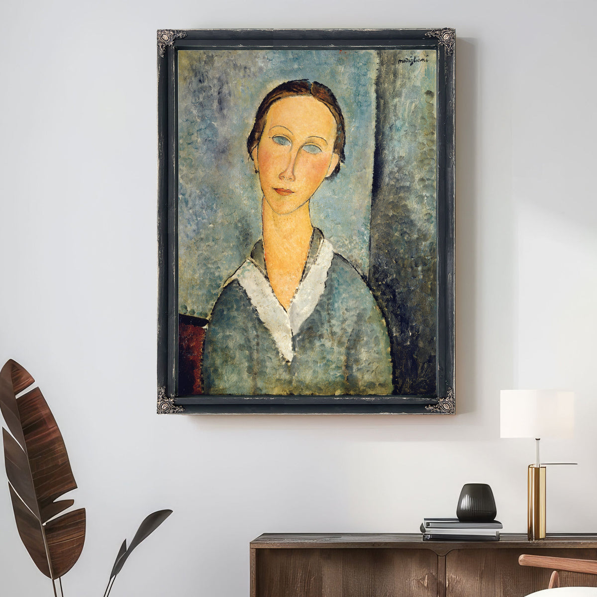Girl a Sailors Blouse 1918 By Amedeo Modigliani