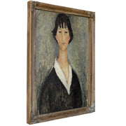 Jeune Fille Aux Cheveux Noirs By Amedeo Modigliani