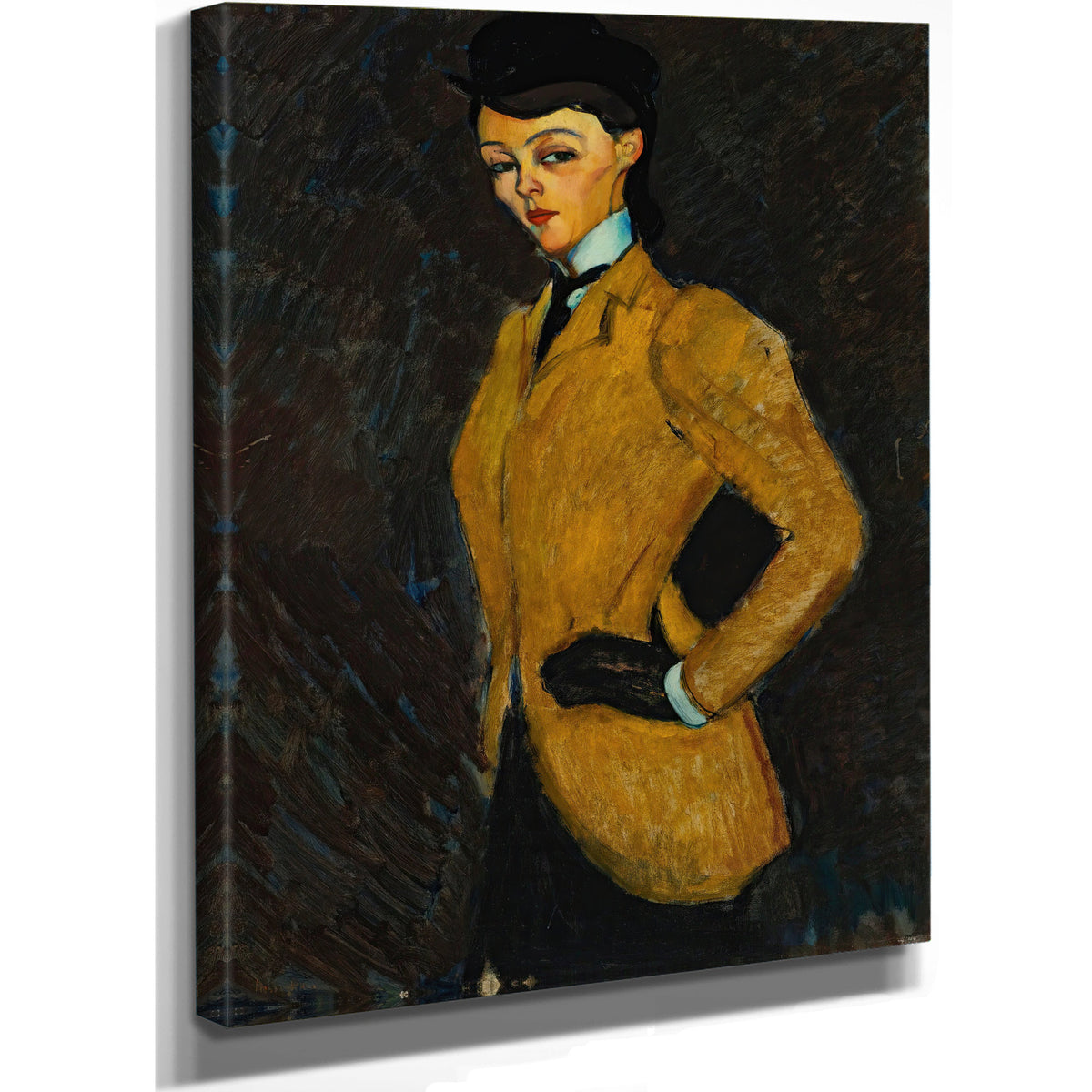 Lamazone 1909 By Amedeo Modigliani