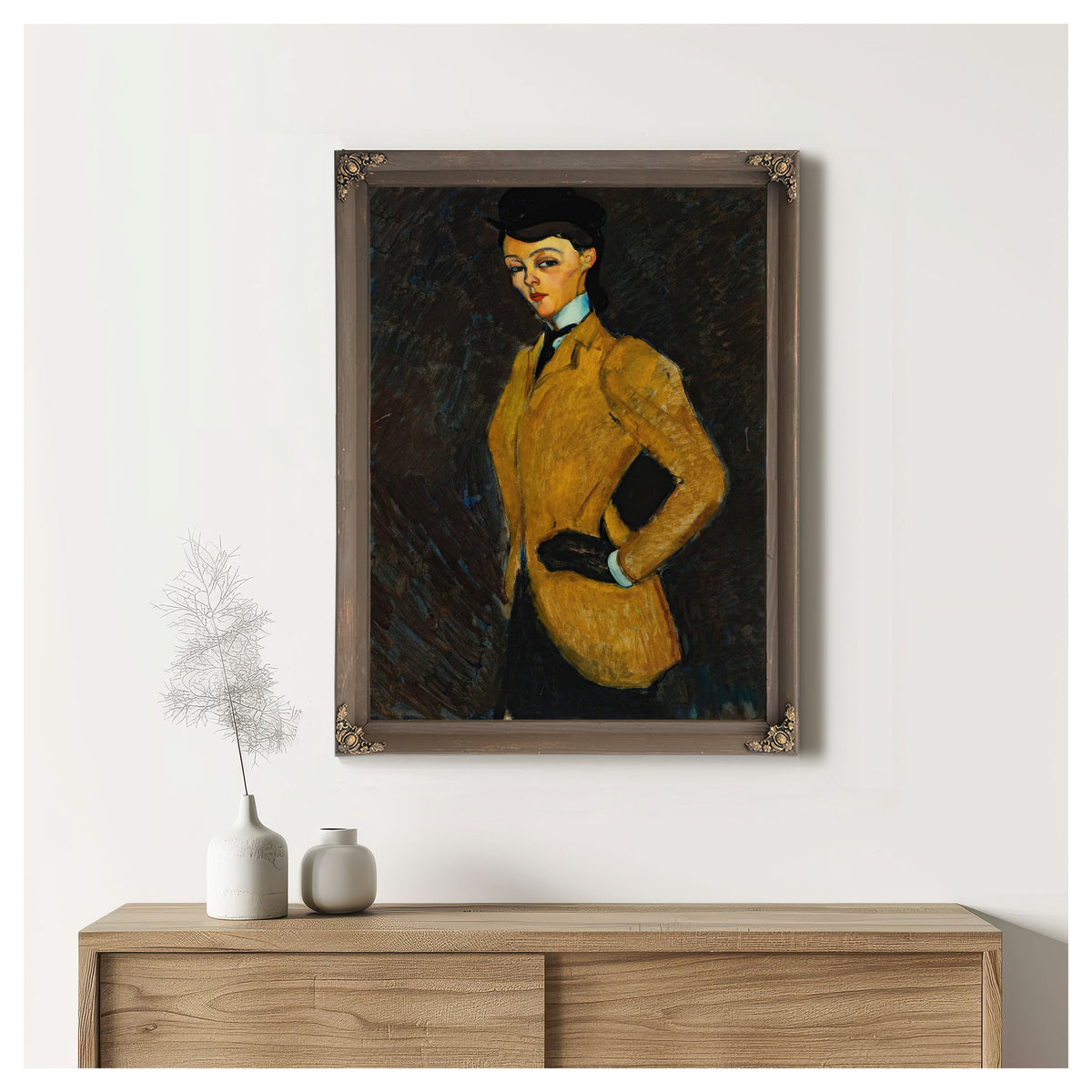 Lamazone 1909 By Amedeo Modigliani
