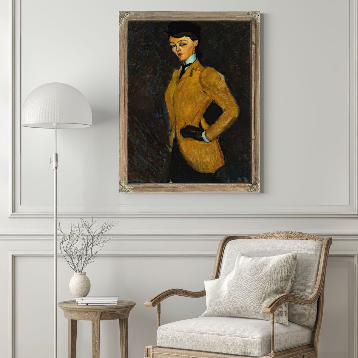 Lamazone 1909 By Amedeo Modigliani