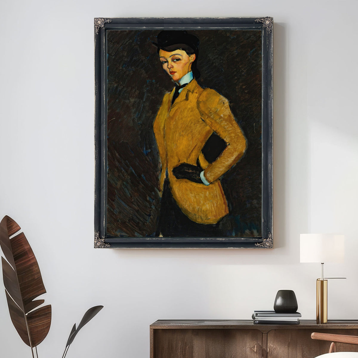 Lamazone 1909 By Amedeo Modigliani