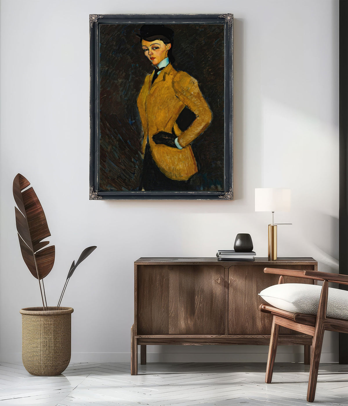 Lamazone 1909 By Amedeo Modigliani