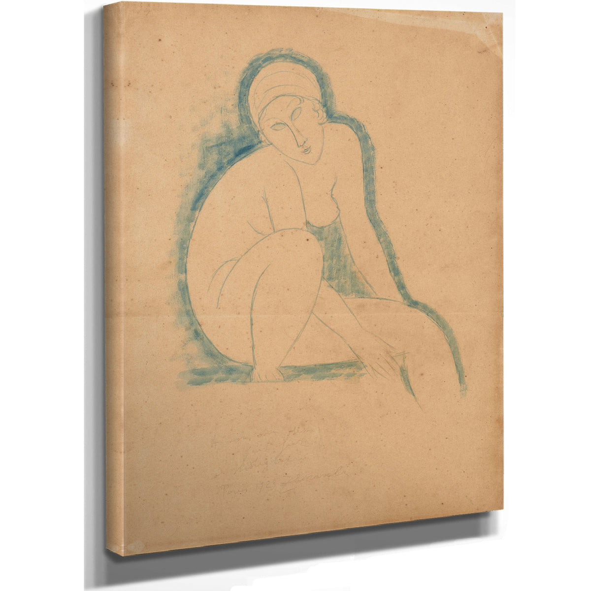 Nudo Seduto 19131914 By Amedeo Modigliani