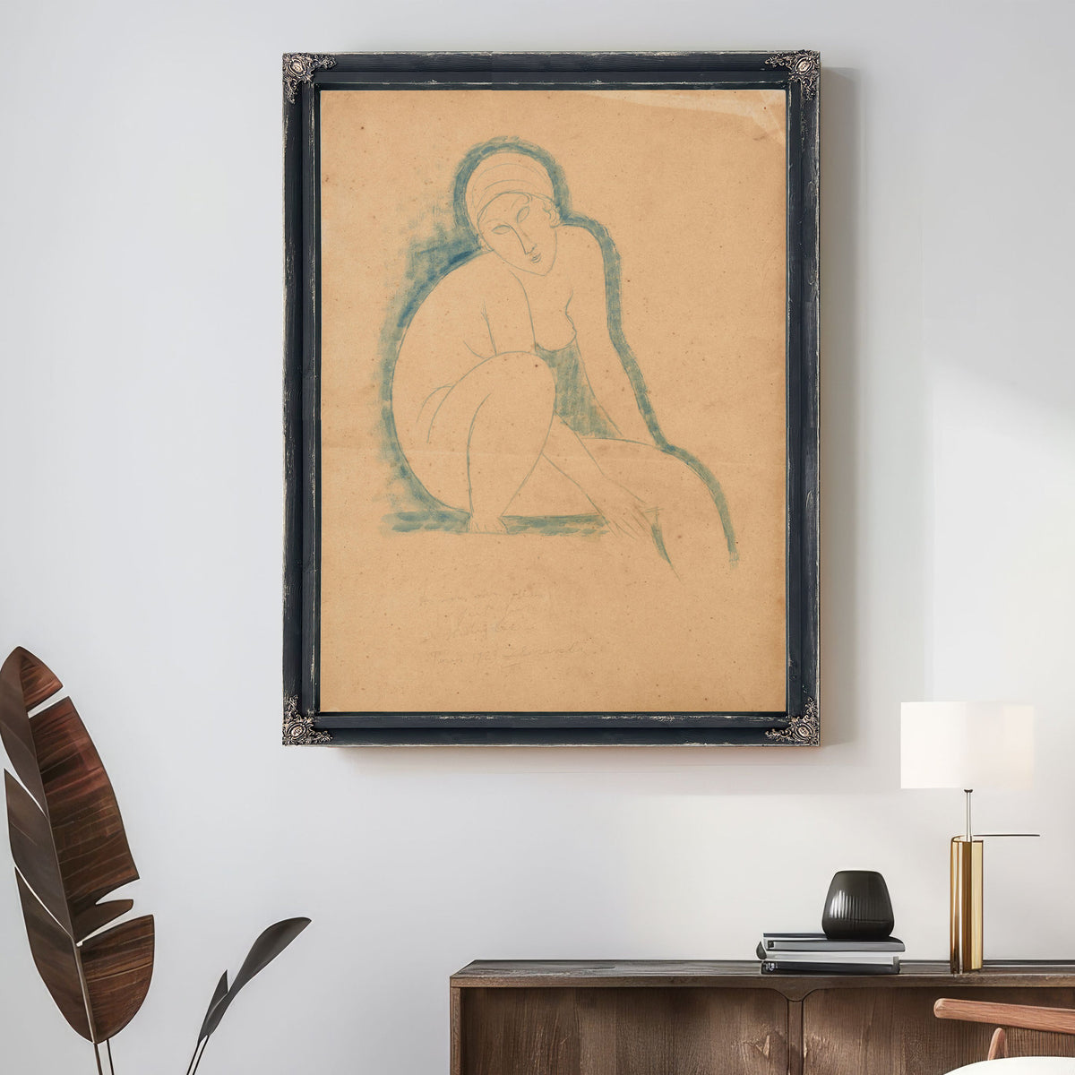 Nudo Seduto 19131914 By Amedeo Modigliani