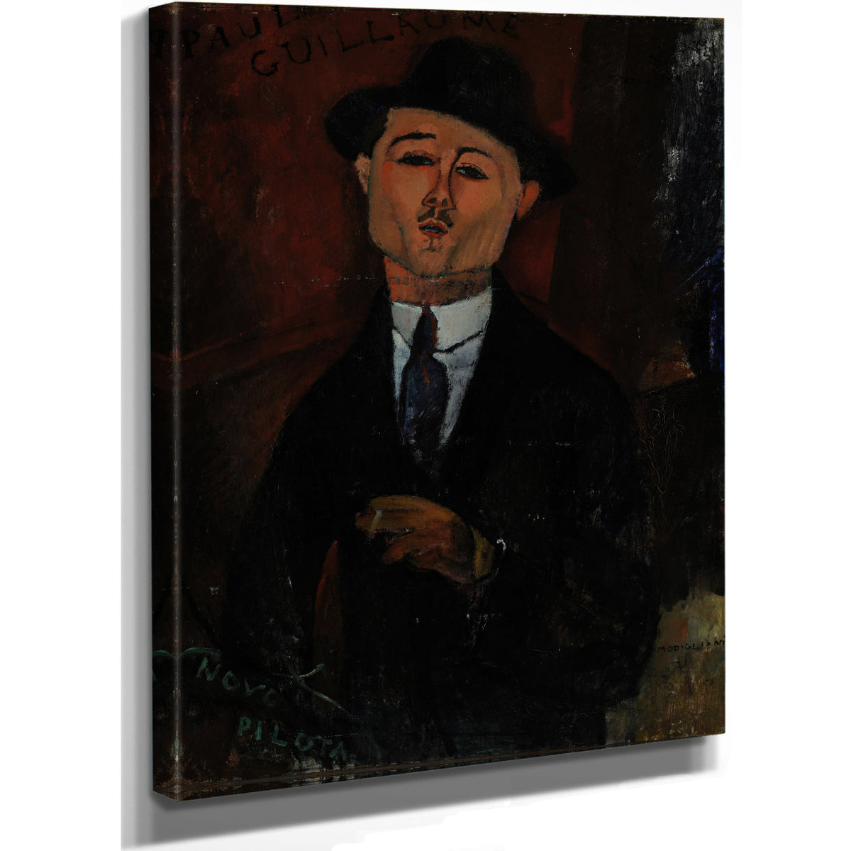 Paul Guillaume Novo Pilota 1915 By Amedeo Modigliani