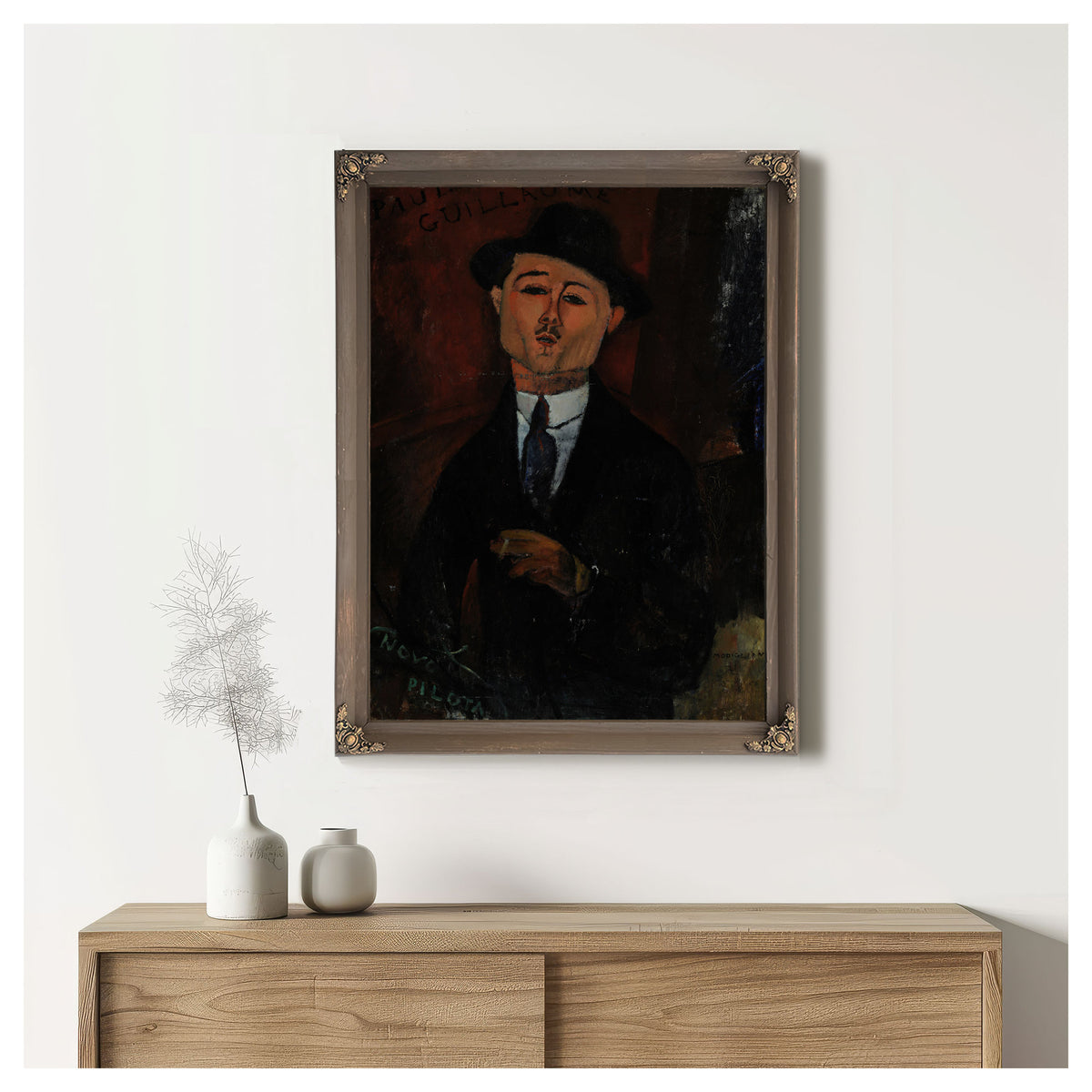 Paul Guillaume Novo Pilota 1915 By Amedeo Modigliani