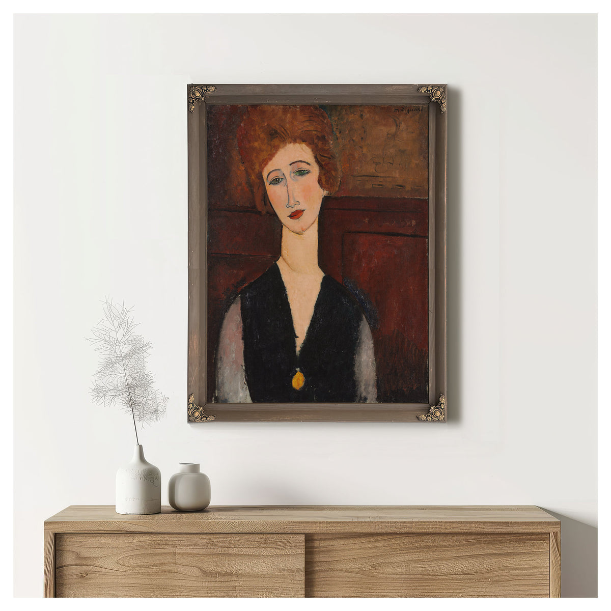 Portrait a Woman C 1917 1918 By Amedeo Modigliani