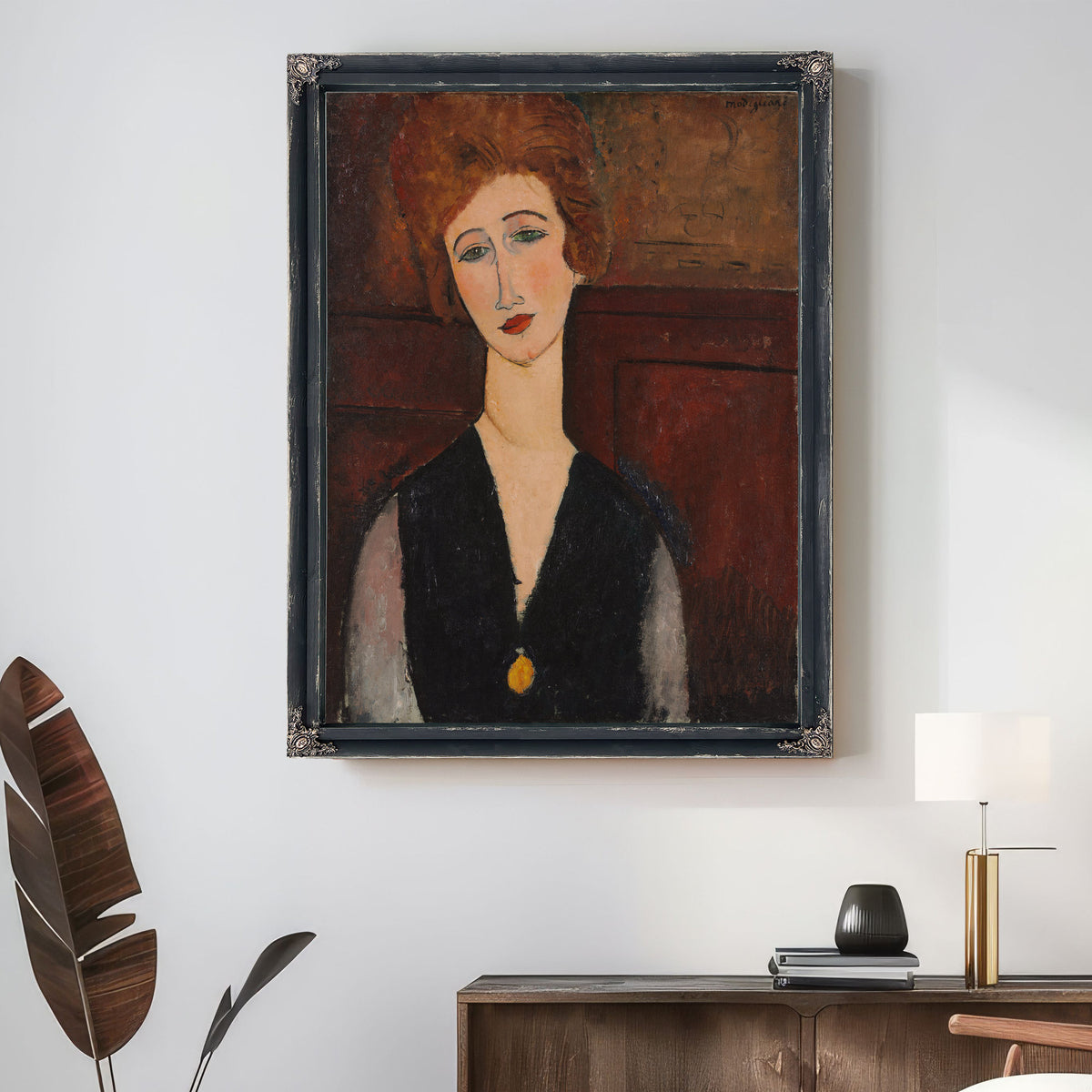 Portrait a Woman C 1917 1918 By Amedeo Modigliani
