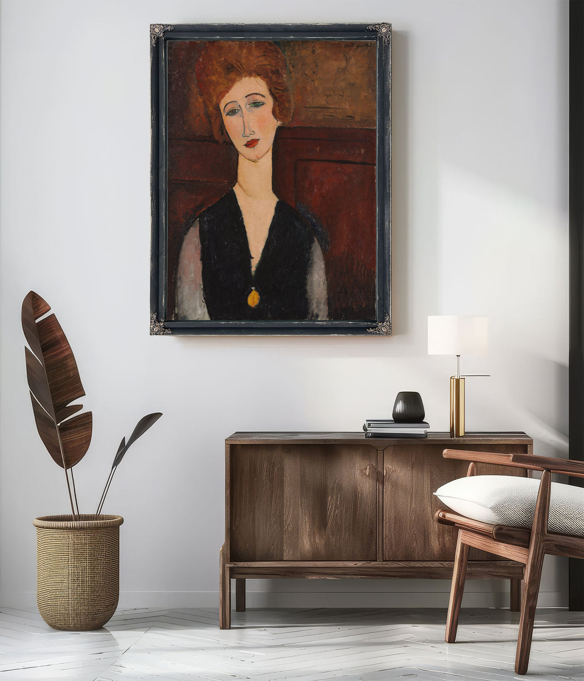 Portrait a Woman C 1917 1918 By Amedeo Modigliani