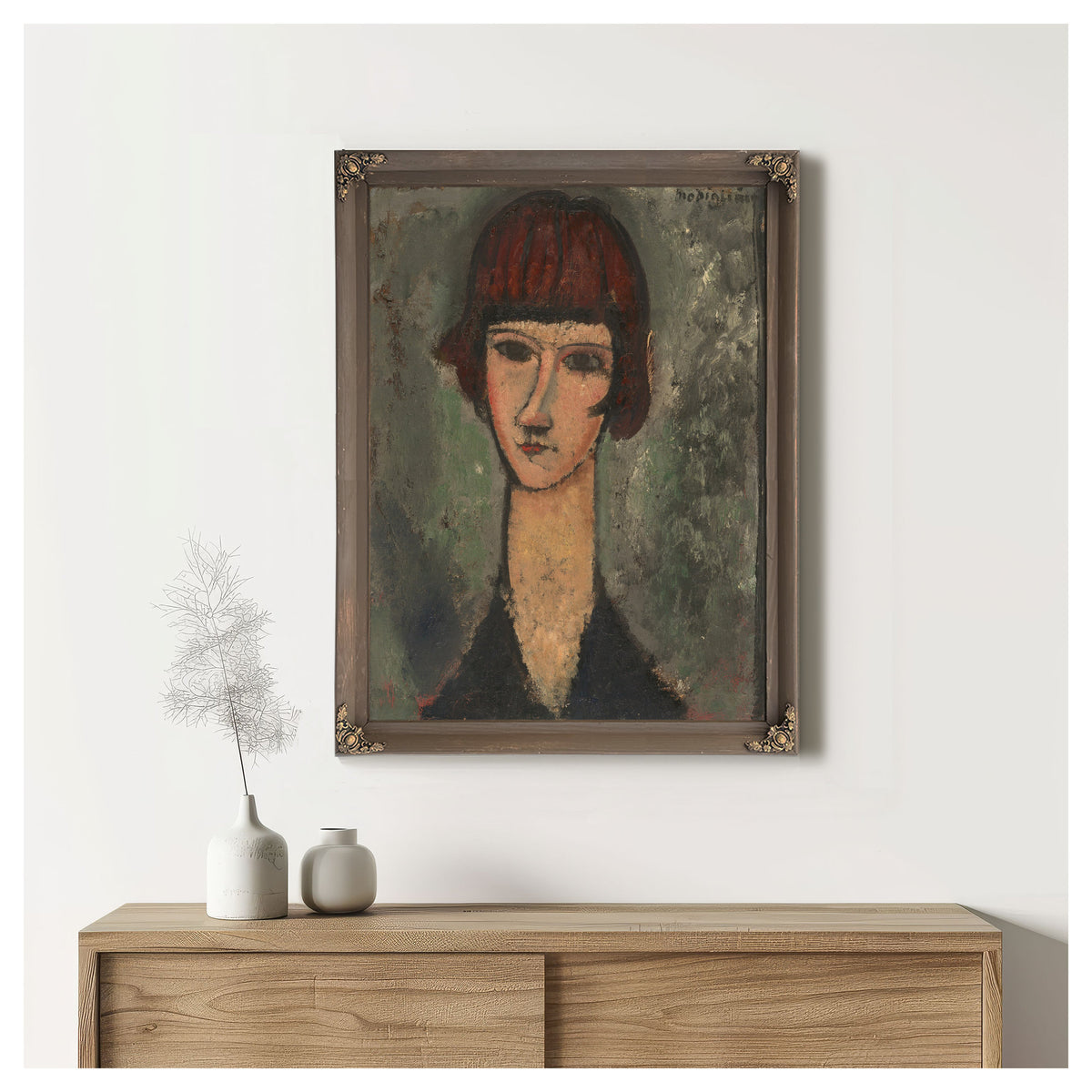 Portrait a Woman C 1917 By Amedeo Modigliani